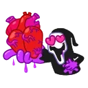 Scream emoji 🫀