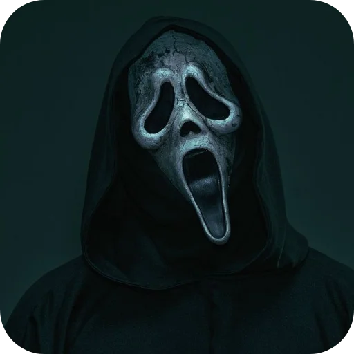Telegram Sticker «Scream» ⛑