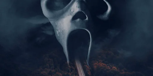 Стікер Telegram «Scream poster» 😱