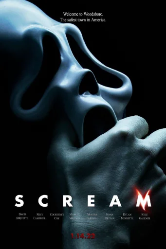 Стикер Telegram «Scream poster» 😱