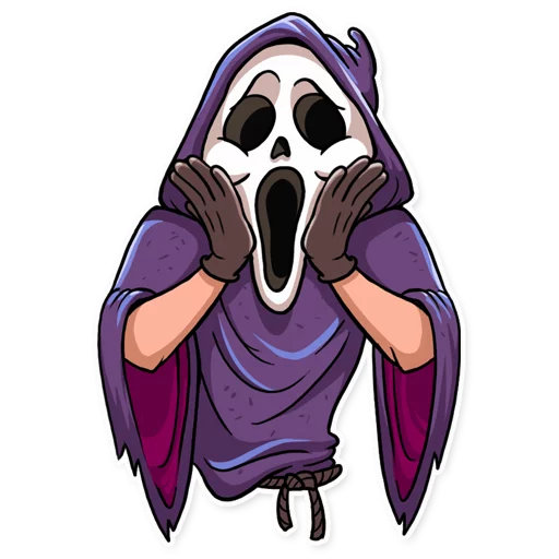 Scream emoji 
