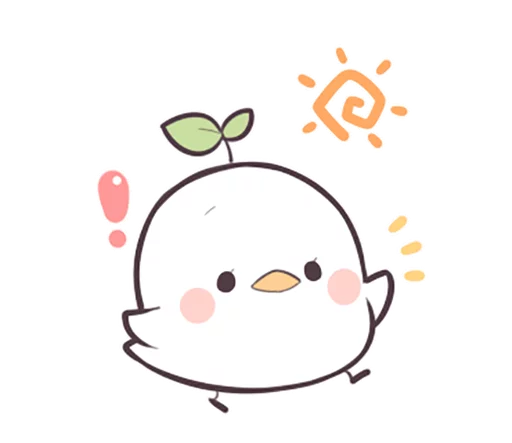 Seedling Bird emoji ☀