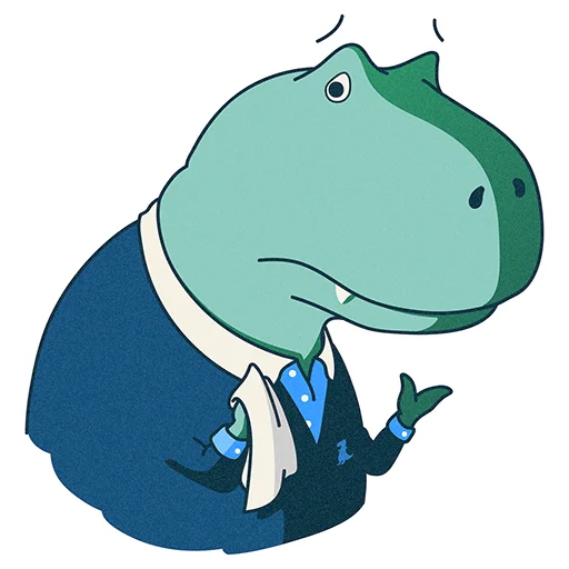 T-Rex by Selectel emoji 😢