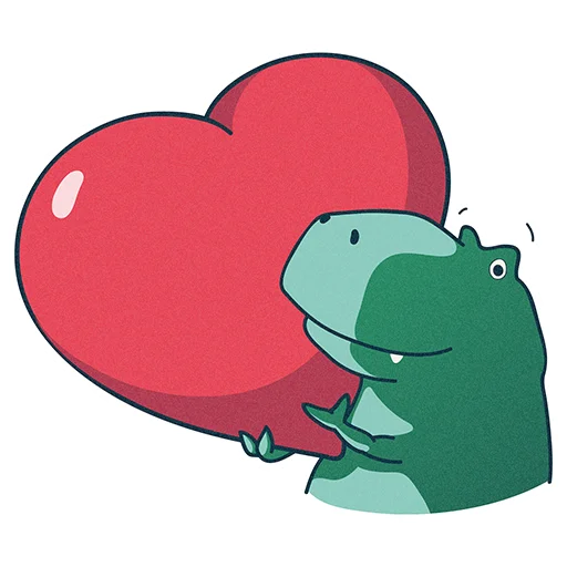 T-Rex by Selectel emoji ❤️