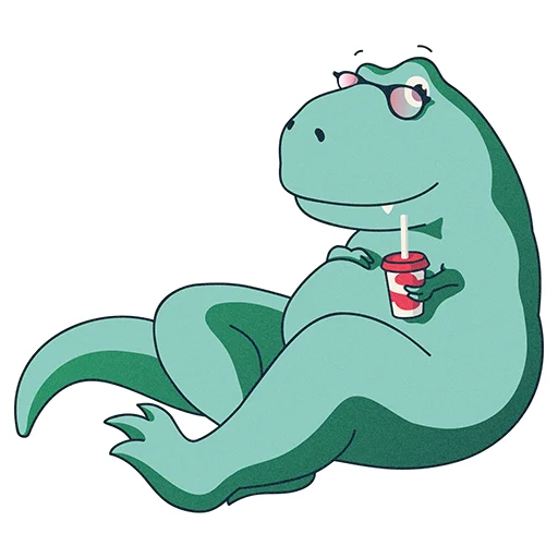 Эмодзи T-Rex by Selectel 🥤