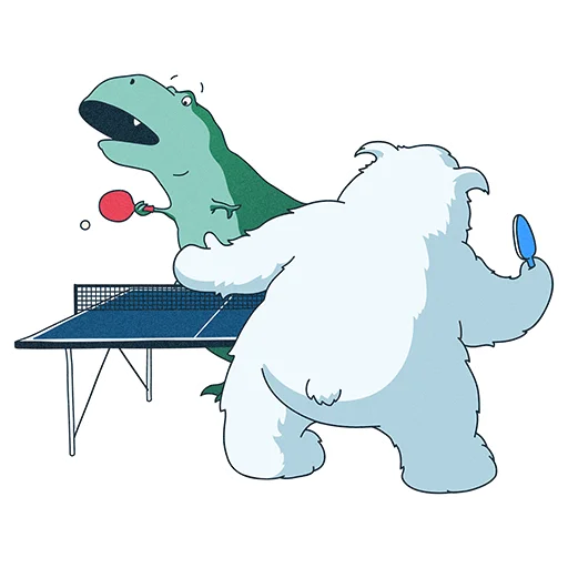T-Rex by Selectel sticker 🏓