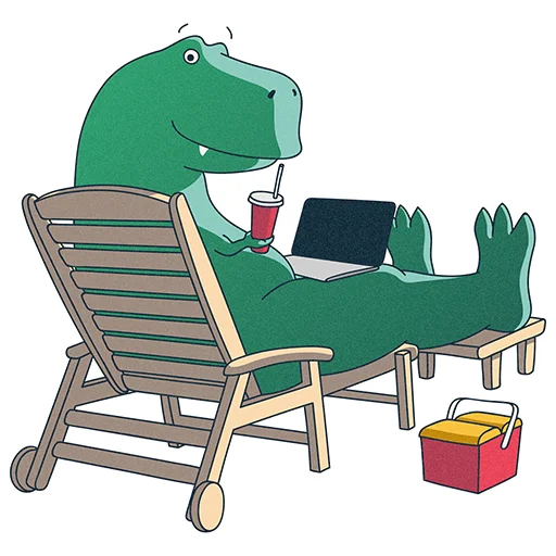 T-Rex by Selectel emoji 🥡