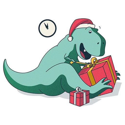 T-Rex by Selectel emoji 🎁