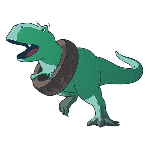 T-Rex by Selectel stiker 🏃‍♂️