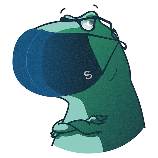 T-Rex by Selectel emoji 😷