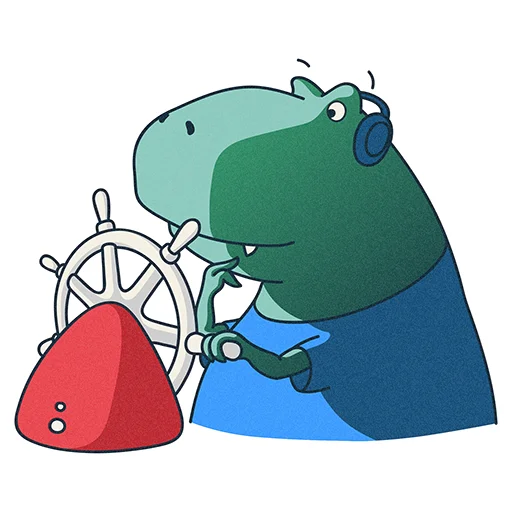 T-Rex by Selectel emoji ⛴