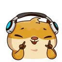 Telegram emoji Senya Hamster 