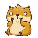 Senya Hamster emoji 😳