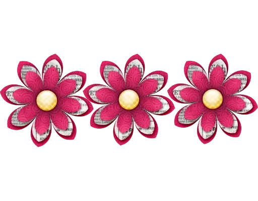 Separator Flower Thick stiker 🌺