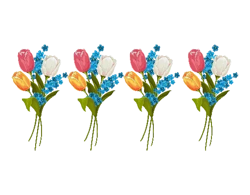 Separator Flower Thick emoji 💐