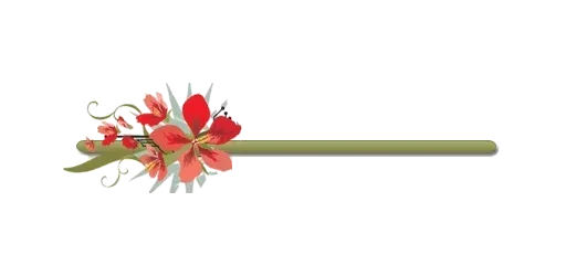 Стікер Separator Flower Thin 🌺