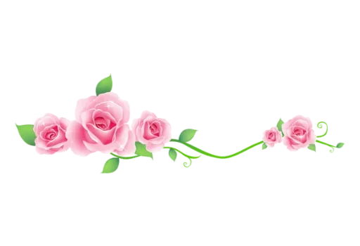 Separator Flower Thin emoji 🌹