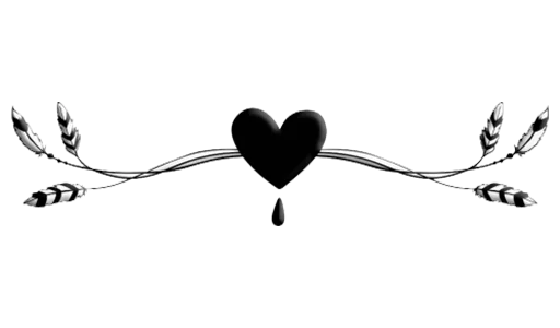 Separator Hearts  sticker 🖤