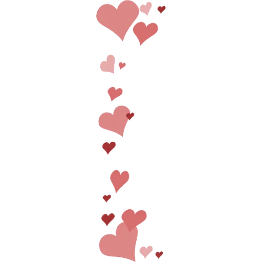 Telegram stiker «Separator Hearts» 💝