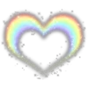 Емодзі Telegram «Сердечки | Hearts» 🌈