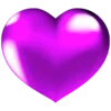 Telegram emoji «Сердечки | Hearts» 💜