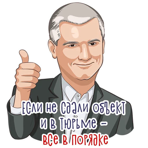 Сергей Аксёнов stiker 👍