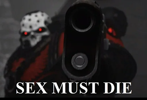 Стикер Sex must die 🔫
