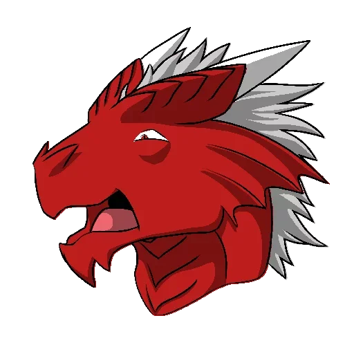 Sexy Red Dragon emoji 😕