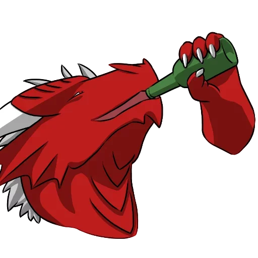 Sexy Red Dragon emoji 🥳
