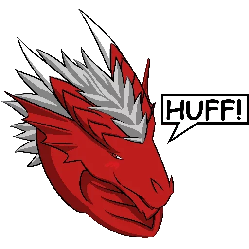 Sexy Red Dragon sticker 😢