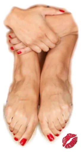 Стикер Telegram «Sexy Toes» 😕