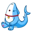 Sharkpup emoji 😖
