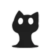 Емодзі телеграм Shadow Cat