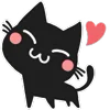 Telegram emoji Shadow Cat 