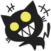 Эмодзи Shadow Cat 😂