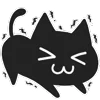 Эмодзи Shadow Cat 🐈‍⬛