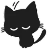 Емодзі Shadow Cat 🐈‍⬛