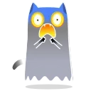 Shadow Kitty emoji 😨
