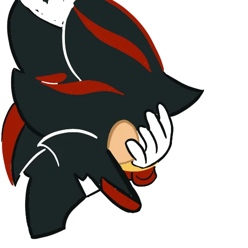 Shadow the Hedgehog stiker 😧
