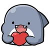 Shahimi shark  emoji ❤️
