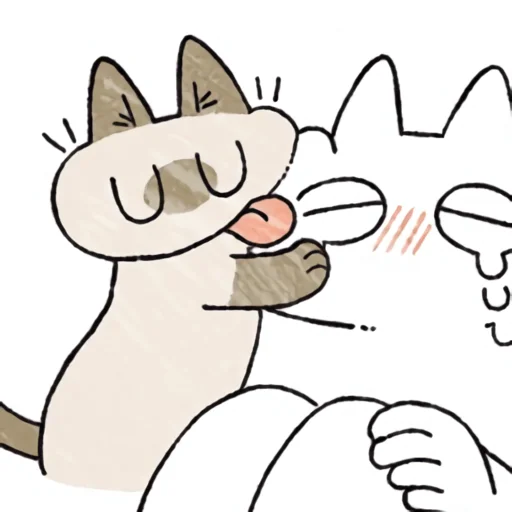 Telegram Sticker «シャム猫あずき» 📺