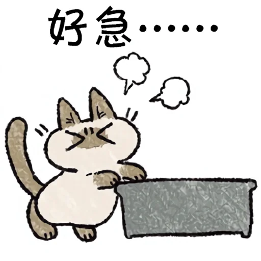 Telegram Sticker «シャム猫あずき» 🤩