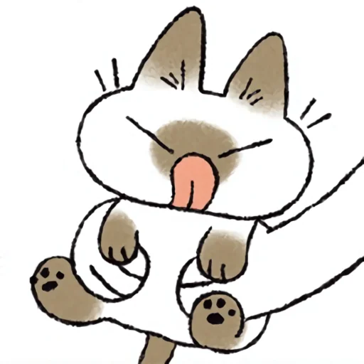 Telegram Sticker «シャム猫あずき» 🤛