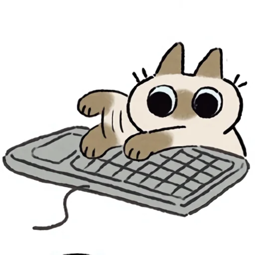 Telegram Sticker «シャム猫あずき» 😴
