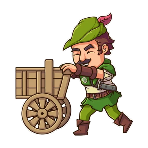 Telegram Sticker «Robin Hood» 😣