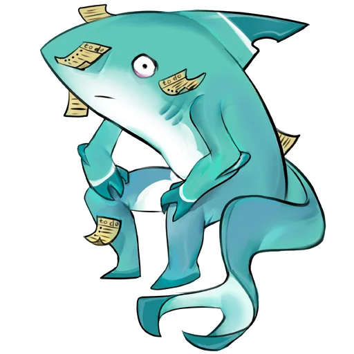 Telegram Sticker «Sharks» 🙁