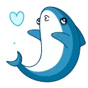 Telegram emoji Акулина и Акула