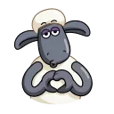Shaun the Sheep sticker 😘