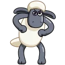 Shaun the Sheep emoji 😡