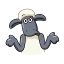 Shaun the Sheep emoji 🤨